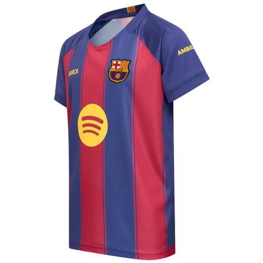 FC Barcelona Fußball Trikot Set Lamine Yamal Heim - 2025-2026 - Kind