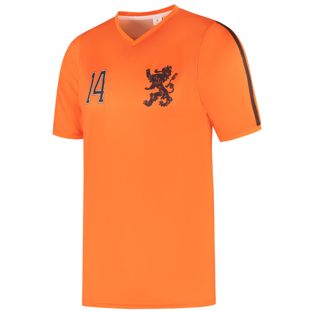 Niederländische Nationalmannschaft Fußballtrikot - Nummer 14 - WM 1974 ...