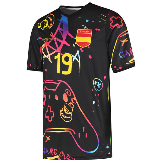 Lamine Yamal Trikot für Kinder und Erwachsene - Spanien Fußball Trikot Set - Gaming